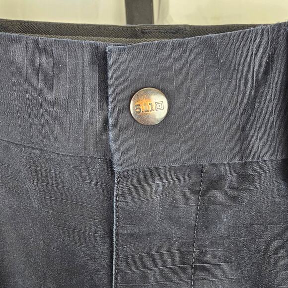 5.11 Tactical Series Men’s Navy Utility Cargo Pants 36x32 Ripstop Cotton Blend - Picture 2 of 9